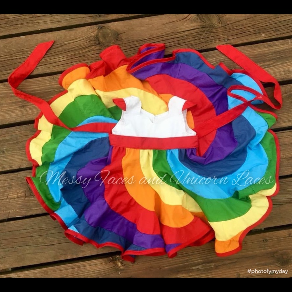 Custom girls twirl dress.
